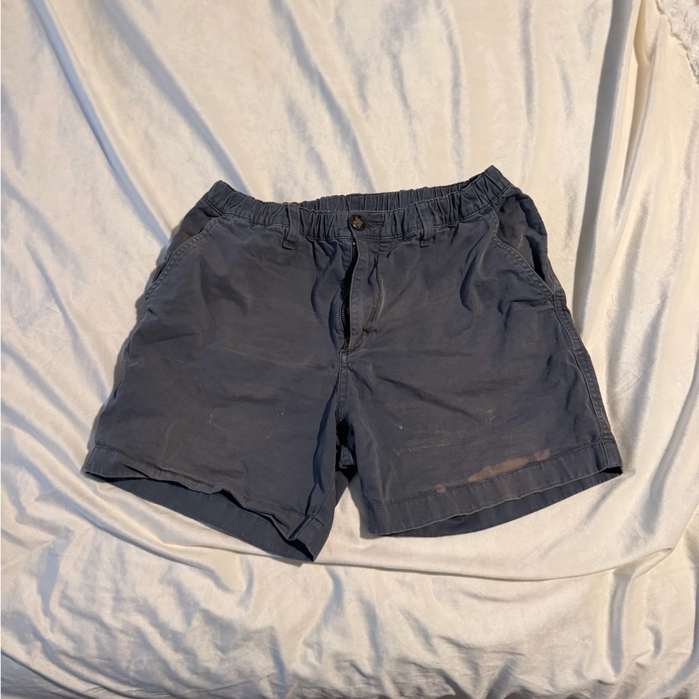 Chubbies Dark Blue Flat Front Shorts